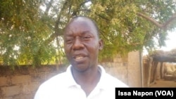 Noel Konkobo à Barsalogho, au Burkina, le 25 mars 2019. (VOA/Issa Napon)