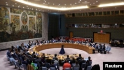 FILE PHOTO: Baraza la Usalama la Umoja wa Mataifa likikutana New York.