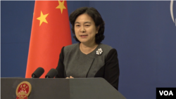 中國外交部發言人華春瑩。