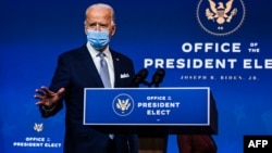 2020年11月24日拜登在特拉華州威爾明頓宣佈內閣人選