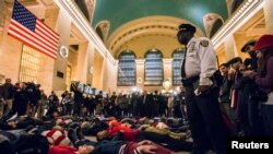 Les activistes à New York 9Archives)