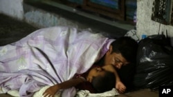 UNICEF ha identificado que mucho de los niños en la caravana están enfermos por las malas condiciones del viaje.