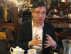 香港時評人桑普。（陳筠攝）