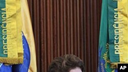 Brazil’s President Dilma Rousseff speaks during the Citizen Rights Forum at Planalto palace in Brasilia, Brazil, March 15, 2011 (file photo)