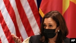 Bà Kamala Harris tại Hà Nội, 26 tháng Tám.