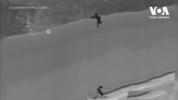 Як контрабандисти людьми спускають двох дітей з 9-метрової стіни на кордоні США з Мексикою. Відео прикордонної служби США