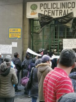 Imagen de la Policlínica Central en Bolivia.