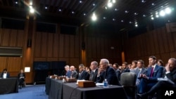 資料照片：參議院司法監督委員會於2023年6月13日舉行聽證會，審查《外國情報監視法》第702條及相關監視機構。