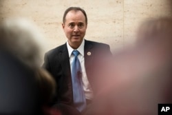 Rep. Adam Schiff, D- Calif., ranking member of the House Intelligence Committee, speaks at the University of Pennsylvania in Philadelphia, Feb. 1, 2018.