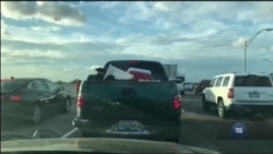 Масова евакуація оголошена у двох американських штатах через наближення урагану Гарві. Відео