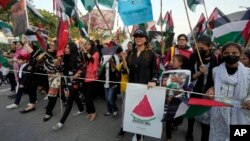 Propalestinski skup sa znakom lubenice