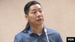 台灣在野黨時代力量立委林昶佐（美國之音張永泰拍攝）