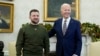 ARCHIVO: El presidente de EEUU, Joe Biden, recibe a su homólogo ucraniano Volodymyr Zelenskyy en la Casa Blanca el 21 de diciembre de 2022.