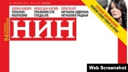 Glavni urednik NIN-a Milan Ćulibrk ističe da će i naredni brojevi izlaziti sa belim naslovnim stranama 