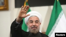 Iran's President Hassan Rouhani in Tehran, June 17, 2013.