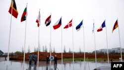 Bryusselda NATOning 75 yilligi tantanalariga tayyorgarlik, 4-aprel, 2024. 