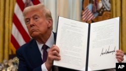 ԱՄՆ նախագահ Դոնալդ Թրամփը ստորագրել է արհեստական բանականությանը վերաբերող գործադիր հրաման։ Սպիտակ, տուն, Վաշինգտոն, հունվարի 23, 2025թ․։