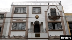 A view of the embassy of North Korea in Mexico City, Sept. 7, 2017.