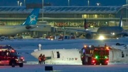 Investigadores buscan respuestas al accidente del avión de Delta con 80 pasajeros a bordo que sobrevivieron en Toronto