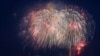 FILE - Fourth of July fireworks explode over the Lincoln Memorial, the Washington Monument and the U.S. Capitol along the National Mall in Washington, July 4, 2020.