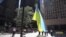 Прапор України підняли над Чикаго з нагоди дня Незалежності