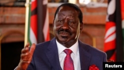 Interview with Kenyan opposition leader Raila Odinga in Nairobi