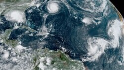 Sali je jedna od pet tropskih oluja koje istovremeno dolaze sa Atlantika