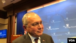 菲律賓駐美國大使羅穆亞爾德斯(Jose Manuel Romualdez) (美國之音黎堡2019年6月26日）