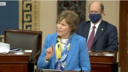 სენატორი ჯინ შაჰინი კონგრესის გაერთიანებულ სხდომაზე