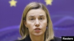 فدریکا موگرینی، مسئول سیاست خارجی اتحادیه اروپا 