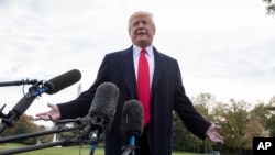 El presidente Donald Trump se refirió a la caravana de migrantes rumbo a EE.UU. y dijo que no permitirá que ingrese a territorio estadounidense.