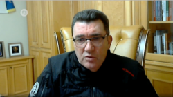 Secretario de Defensa Nacional de Ucrania y Consejero de Seguridad, Oleksiy Danilov, en entrevista con el servicio Persa de VOA, el 5 de enero de 2022.