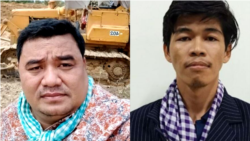 លោក ​សុខ ឧត្តម​ និង​លោក សុវណ្ណ ត្រូវបានចោទប្រកាន់ពីបទញុះញង់ និងកំពុងជាប់ឃុំ។ (រូបថតដកស្រង់ពីបណ្តាញសង្គម)