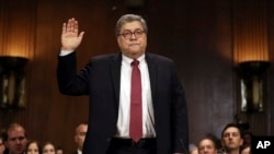 Fiscal general de EE.UU. William Barr, foto de archivo.
