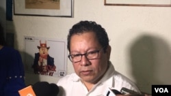 Miguel Mora, propietario del canal 100% Noticias, de Nicaragua. Foto: Daliana Ocaña.