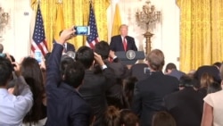 President Trump Welcomes Colombian President Juan Manuel Santos