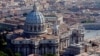 资料照：梵蒂冈圣彼得大教堂鸟瞰