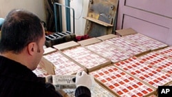 Nations have crafted a draft treaty to fight a booming trade in illicit tobacco products that's costing governments around the world as much as US $50 billion a year in lost tax revenue, officials said, April 4, 2012. 