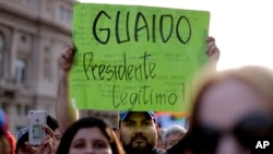 Los presidentes de Colombia, Iván Duque, de Paraguay, Mario Abdo, estuvieron entre los primeros en reconocer la presidencia interina que ocupará desde hoy Guaidó.