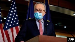 Ketua fraksi Demokrat di Senat AS, Chuck Schumer