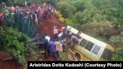 Ajali iliosababisha vifo vya wanafunzi na wafanyakazi wa shule ya Lucky Vincent wilayani Karatu, Arusha