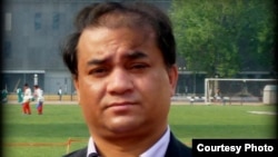 維吾爾族學者、中央民族大學副教授伊力哈木.土赫提（網絡圖片/攝影者王我）