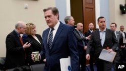 Голова комітету розвідки Конгресу США, республіканець Майк Тернер під час проведення щорічних відкритих слухань щодо глобальних загроз у Капітолії, Вашингтон, США. AP Photo/J. Scott Applewhite