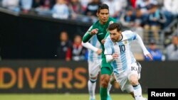 Lionel Messi à Seattle, Wisconsin le 14 juin 2016 contre la Bolivie dans le cadre de la Copa America 2016.