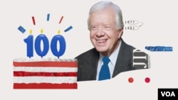Rais wa Zamani wa Marekani, Jimmy Carter, picha hii ilitengenezwa alipofikisha umri wa miaka 100.