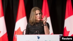 کریستیا فریلند، وزیر خارجه کانادا