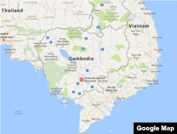 ផែនទី​ប្រទេស​កម្ពុជា​ និង​ប្រទេស​វៀតណាម។ តំបន់​ដីសណ្ត​ទន្លេ​មេគង្គ គឺជា​តំបន់​ផ្សារភ្ជាប់​រវាង​ភាព​និរតី​នៃ​ប្រទេស​ទាំងពីរ។