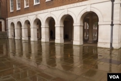 London's Inner Temple is the historic home of courts and law firms. Private intelligence companies have also set up shop in the neighborhood. (Photo - R. James/VOA)