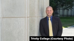 Angel Perez, vice president of enrollment and student success at Trinity College.