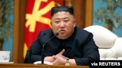 Lider Severne Koreje Kim Džong Un, Foto: Central News Agency (KCNA) April 11, 2020. KCNA/via REUTERS